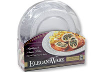 Elegant Plastic Serving Plates